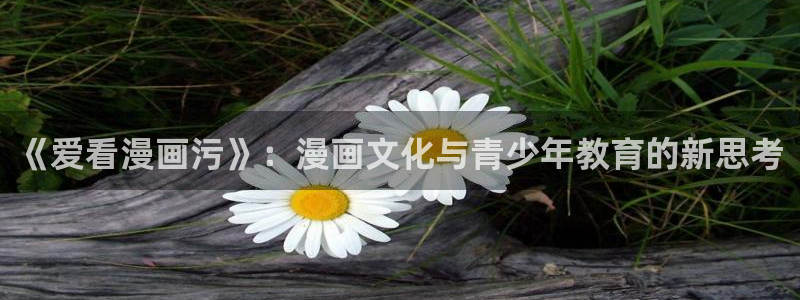 yy漫画网下拉式：《爱看漫画污》：漫画文化与青少年教育的新思考