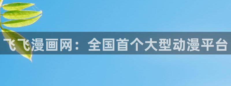 yy漫画在线免费阅读：飞飞漫画网：全国首个大型动漫平台